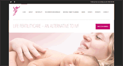 Desktop Screenshot of lifefertilitycare.co.uk